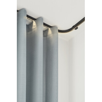 Sina aluminiu negru CurtainLight