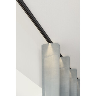 Sina aluminiu negru CurtainLight