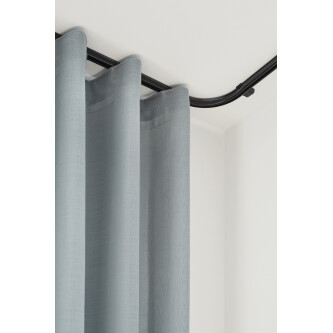 Sina aluminiu negru CurtainLight