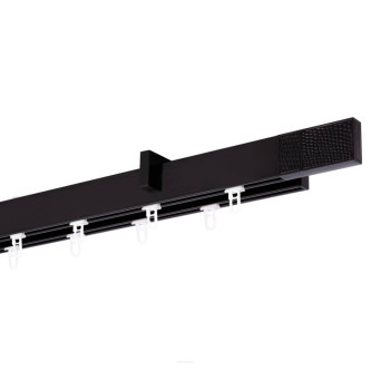 Galerie simpla tavan Square line Boss Negru  negru lucios