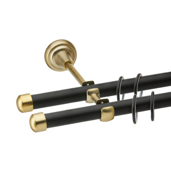 Galerie dubla Capacel II black gold 19mm