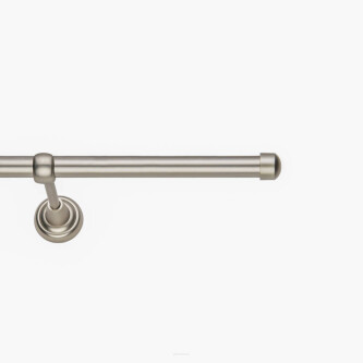 Galerie simpla Capacel fara inele crom mat 19mm
