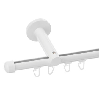 Galerie simpla Capacel profil alb lucios 19mm