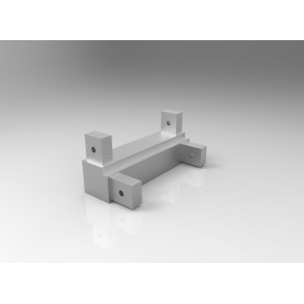 Galerie simpla capacel suport 21 cm crom mat