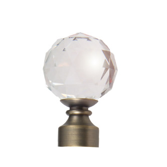 Galerie dubla Kula Crystal 19mm patyna