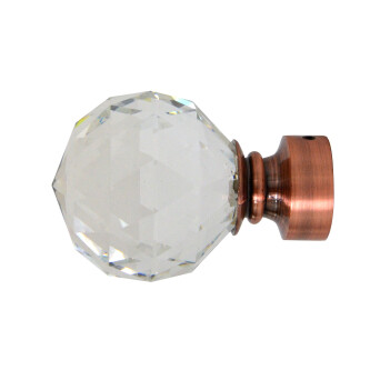 Galerie dubla Kula Crystal cupru 25mm