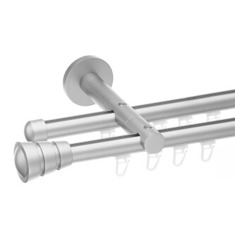 Galerie dubla Corso profil crom mat 19mm