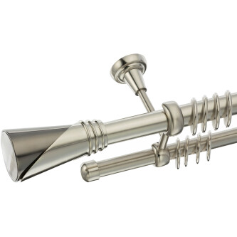 Galerie dubla tavan Duncan inox 25mm
