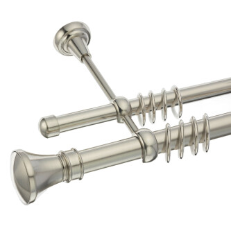 Galerie dubla Luxor inox 25mm