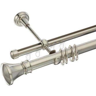 Galerie dubla Luxor teava si profil inox 25mm