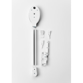 Sina aluminiu motorizata E 1020 alba cu motor Somfy Glydea 60 RTS