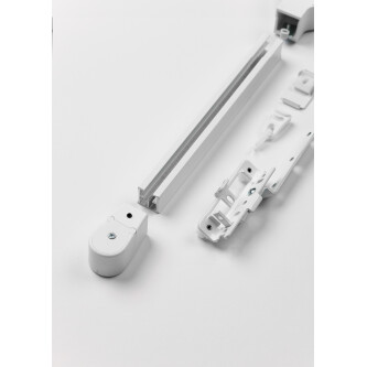 Sina aluminiu motorizata E 1020 alba cu motor Somfy Glydea 35WT