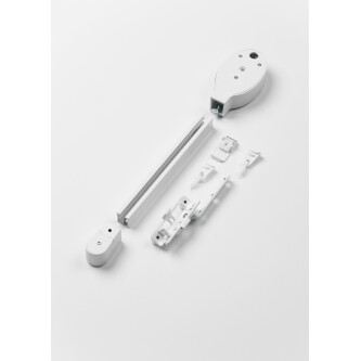 Sina aluminiu motorizata E 1020 alba cu motor Somfy Glydea 60 RTS