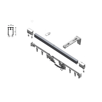 Sina aluminiu cu actionare E35