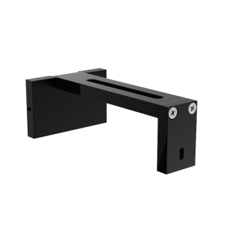 Galerie dubla Galaxy suport 15 cm negru lucios