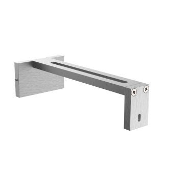 Galerie simpla capacel suport 21 cm alb lucios