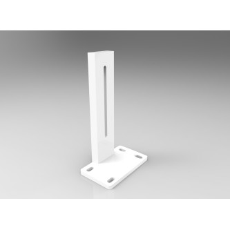Galerie simpla Logo Topline suport 15 cm alb lucios