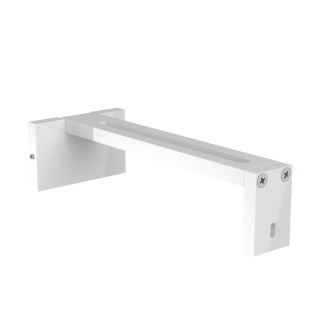 Galerie dubla Square suport 21 cm alb lucios