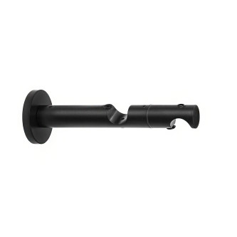 Galerie dubla Kula Crystal profil negru 19mm