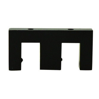Galerie dubla tavan Square line Qart  negru lucios
