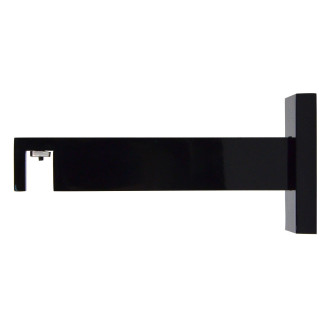 Galerie simpla square line capacel teava negru lucios