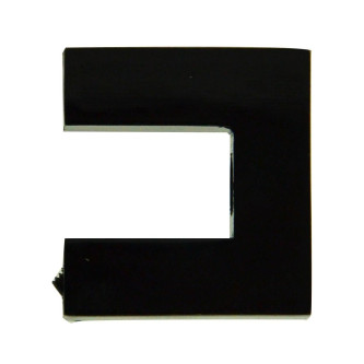 Galerie simpla tavan Square line Boss Negru  negru lucios