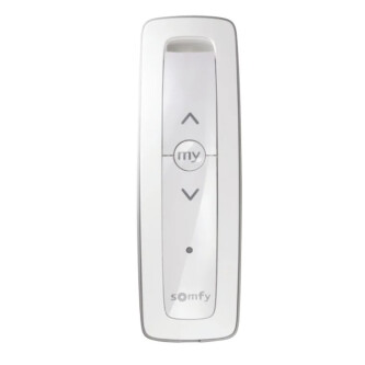 Sina aluminiu motorizata E 1020 alba cu motor Somfy Glydea 35 RTS
