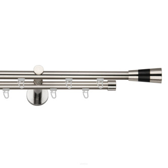 Galerie dubla Valeo profil inox 19mm