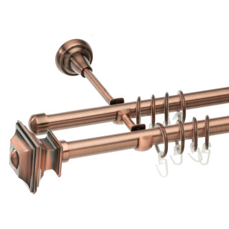 Galerie dubla Verdi  19mm cupru
