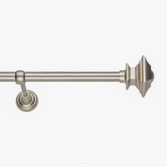 Galerie simpla Verdi fara inele crom mat 19mm
