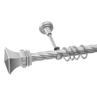 Galerie simpla Verona teava twister crom mat 25mm