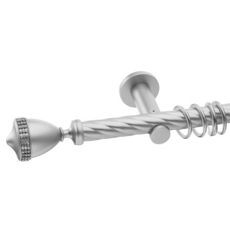 Galerie simpla Vienna teava twister suport universal crom mat 25mm