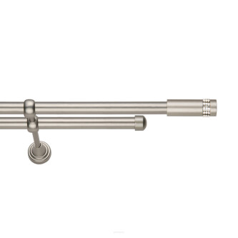 Galerie dubla Xantos fara inele crom mat 19mm