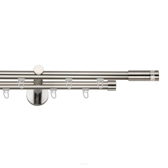 Galerie dubla Xantos profil inox 19mm