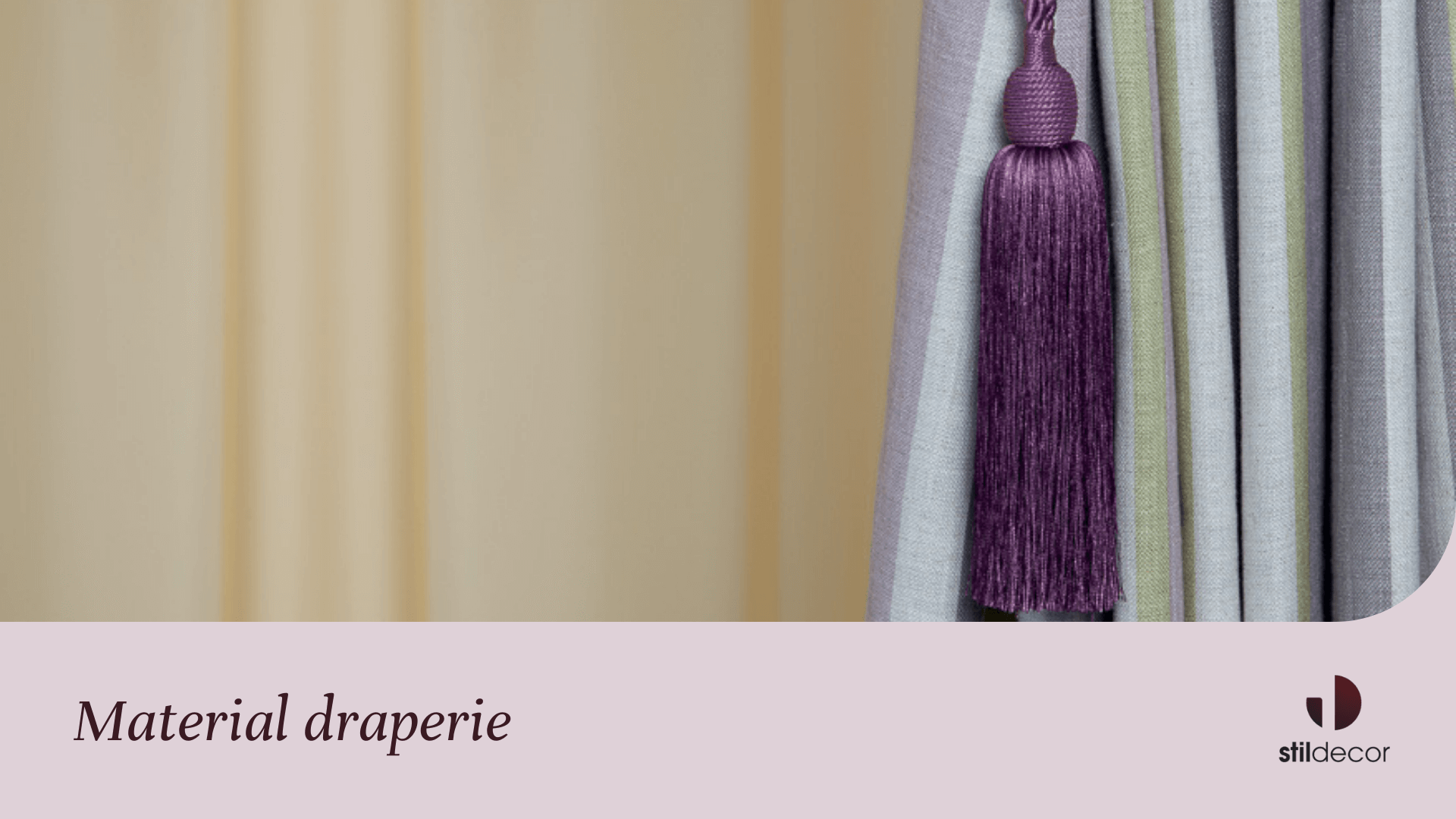 ciucuri material draperie